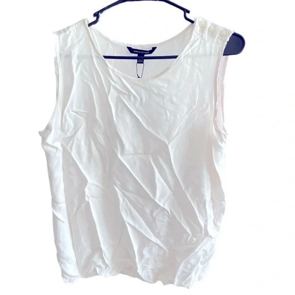 BANANA REPUBLIC Sleeveless Round Neck Top Size Small NWT - Picture 1 of 9